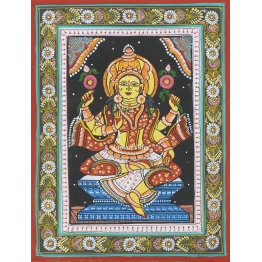 Mata Laxmi Pattachitra Wall Painting