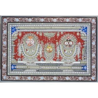 Jagannath Suna Besha Pattachitra Painting For Home Wall Art Decor