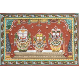 Jagannath Pattachitra For Home Wall Art Decor