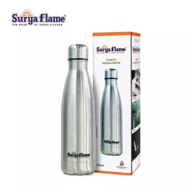 SF SS Vacuum Curvy UV Bottle 500ml