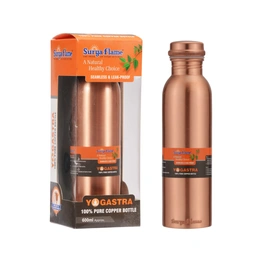 YogAstra Copper Bottle MT 600 ML - Boost Your Health Naturally