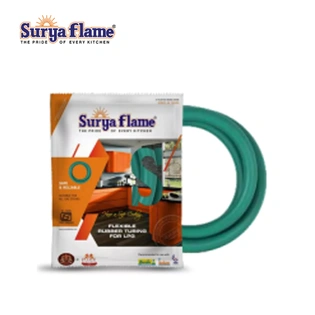 SF Green Rubber Hose 1.5 Meter - Durable Watering Solution