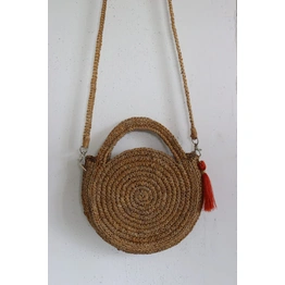 Gramya handcrafted banana fibre round crochet bags