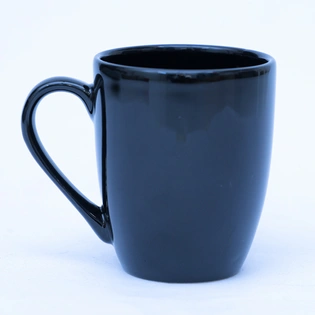 Ceramic Coral Black Coffee Mug | Tea Cup - 400ml