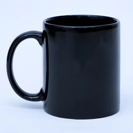 Black Color Ceramic Coffee Mug | Tea Cup - 400 ml