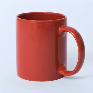 Red Color Ceramic Coffee Mug | Tea Cup - 400ml