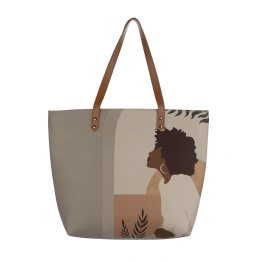 Classy Tote Reflective Radiance Beige