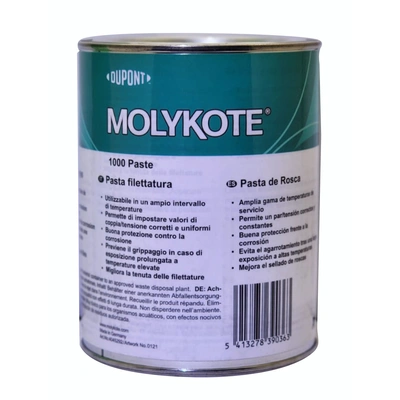 Molykote 1000 Paste Dupont Lead And Nickel Free Anti Seize Paste