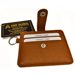 ADIF GLOBAL Model #AG7863 Card Case with Key ring and RFiD Protected.