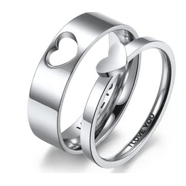 Everlasting Love Couple Rings Set 2 in 1 rings