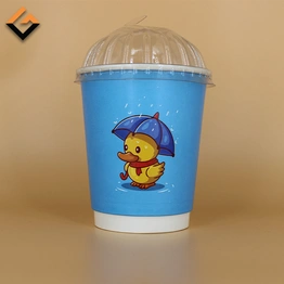 Customized Eco-Friendly Double Wall Paper Cups