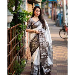 YNF Banarasi Soft Silk Saree - Elegant, Lightweight, and Stunning