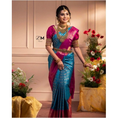 YNF Luxurious Lichi Silk Saree with Rich Jacquard Work