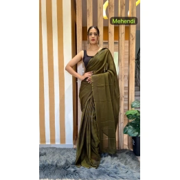 YNF Nylon Rimzim Saree: 1 Minute Wear, Soft and Ready-to-go