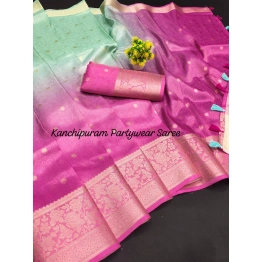 YNF Pure Kanchipuram Zari Saree: Perfect for Parties & Lehengas