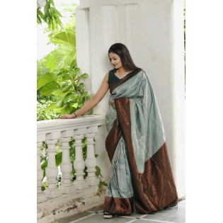 Soft Silk Saree with Rich Jacquard Work - 6.3m