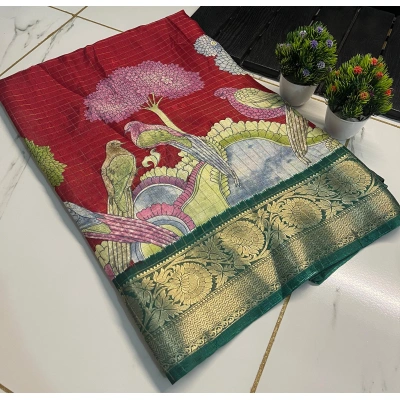 Antique-Inspired Dola Silk Saree: 7 Colors Available