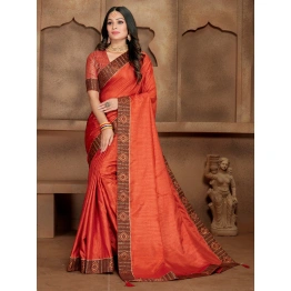 5.30 Length Vichitrta Cotton Saree with Dorby Jacquard Blouse - Elegant and Unique!