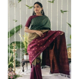 YNF Banarasi Soft Silk Saree: Elegant and Lightweight, Perfect for Every Occasion