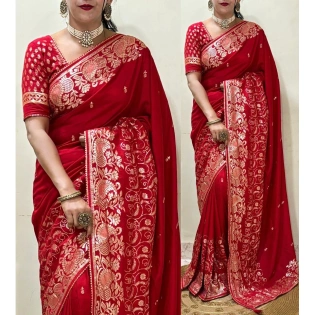 Fancy Silk Saree: Soft, Beautiful, Weaved with Elegance