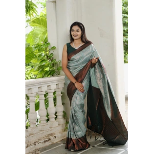 Soft Silk Saree with Rich Jacquard Pallu Design