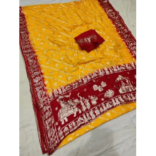 Russian Silk Saree: Beautiful, Lightweight, & Top Quality