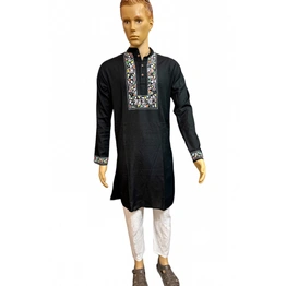 AUTHENTIC HAND PAINTED PURE COTTON KURTA