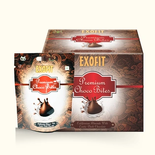 EXOFIT Premium Choco Bites Bites (12 x 0.08 Units)