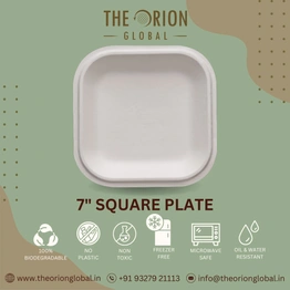 7 INCH SQUARE PLATE