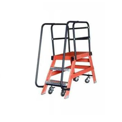 Aeron FRP Mobile Platform Ladder