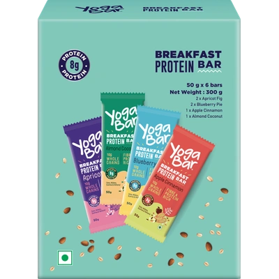 Yoga Bar Breakfast Bar - Variety Pack 300gm (MRP 359)