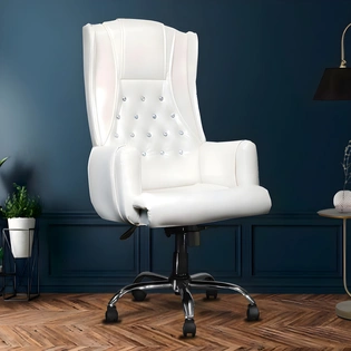 MRC Maharaja HighBack Boss Chair (White)