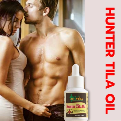 Zen Veda | 10ml Hunter Tila Oil | Ayurvedic Penis Massage Oil | Performance Enhance | Stronger Nerves | For Men