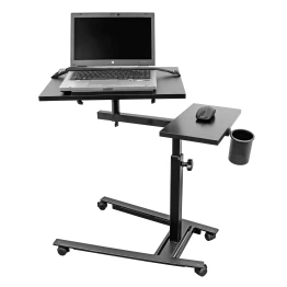 Isomars 360° Rotatable Laptop Table Multipurpose Study Desk,Lockable Wheels, & Height Adjustable