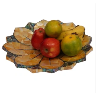 Handcrafted Marble Fruit Bowl - MFB007