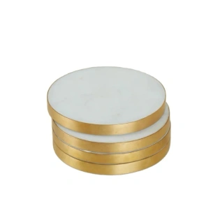 Handcrafted Elegant Marble Tea Coaster - MTC006