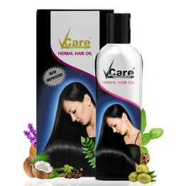 Vcare Herbal Hair Oil for Hair Growth, Hair Fall Control, Suitable For All Hair Types - 100ml Pack Of 1