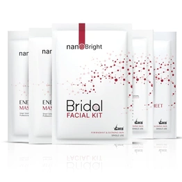 VCare Nano Bridal Wedding Glow Facial Kit for Womens Radiant and Glowing Skin Suitable for All Skin Types Single Use (120g)