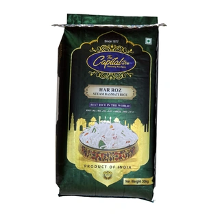 The Capital Rice Har Roz Basmati Rice, 30kg - Aromatic, Long Grain for Everyday Cooking