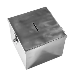 Dekorwish Stainless Steel 304 Grade Donation/Piggy Coin Box