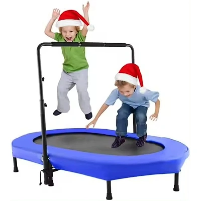 Foldable Trampoline Mini Rebounder Trampoline with Adjustable Handle