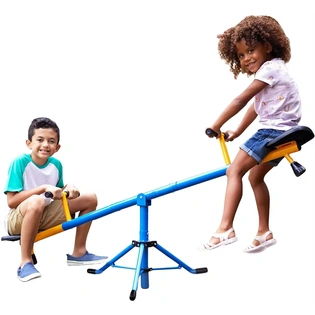 Rotating Metal Seesaw Swivel Totter Children's Playground Equipment