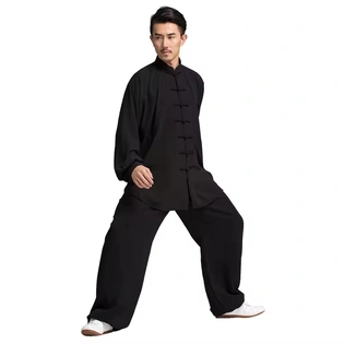 Customized Kungfu Uniform Wholesale Solid color Kung fu Uniform Men Women