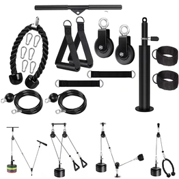 Fitness Weight Lift Pulley System Attachments