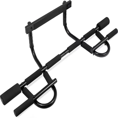 Multi-Grip Lite Pull Up Chin Up Bar Heavy Duty Doorway Upper Body Workout Bar for Home Gyms