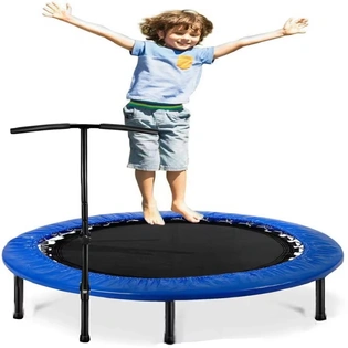 Fitness Trampoline for Adults and Kids Rebounder Trampoline with Padding