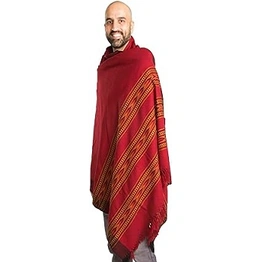 Best Quality Meditation Shawl Exotic Blanket Wrap, Oversize Scarf or Stole. Unisex