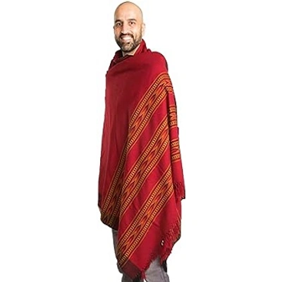 Best Quality Meditation Shawl Exotic Blanket Wrap, Oversize Scarf or Stole. Unisex