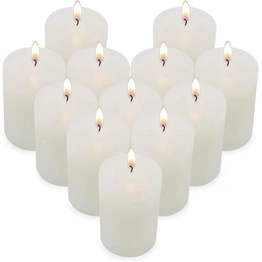 Handmade Pillar Candles, Large Pillar Candle, Dripless Pillar Candles for Weddings, Parties, Halloween