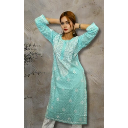 Taibaana Fizaa hand embroidered chikankari